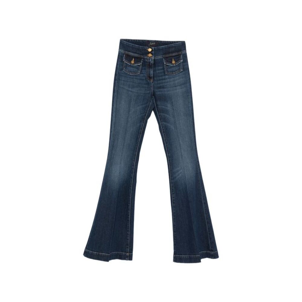 Seafarer Blue Denim - Flared Jeans Women